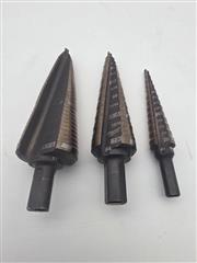 Milwaukee Tool 48-89-9291 Pro-Grade 3pc Cobalt Step Drill Bit Set/Kit w/ Case